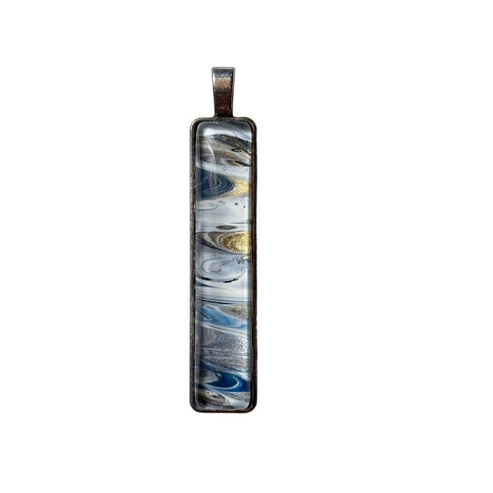 Acrylic Paint Skin Jewelry Pendant with Chain